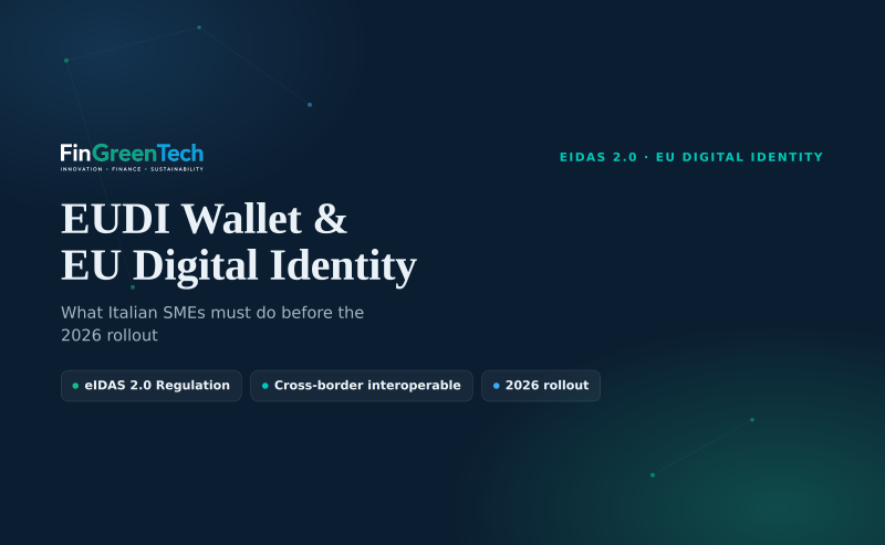 EUDI Wallet and the New EU Digital Identity: What Italian SMEs Must Do Before the 2026 Rollout