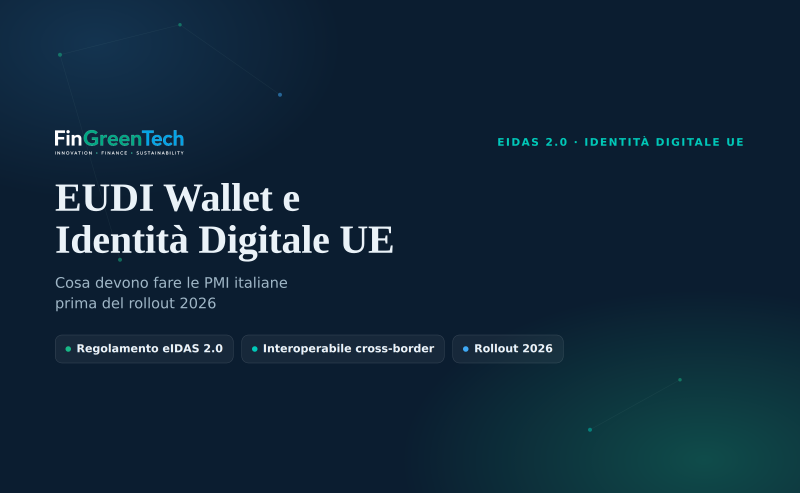 EUDI Wallet e Nuova Identità Digitale UE: cosa devono fare le PMI italiane prima del rollout 2026