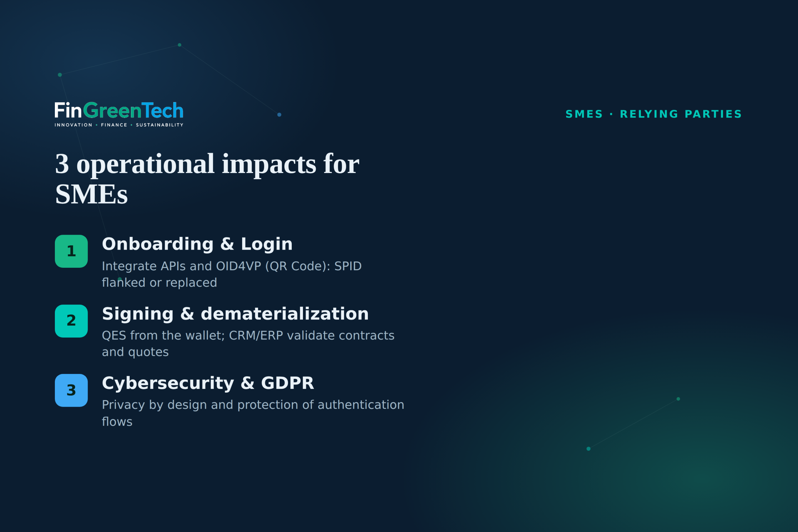 The three operational impacts of the EUDI Wallet for SMEs