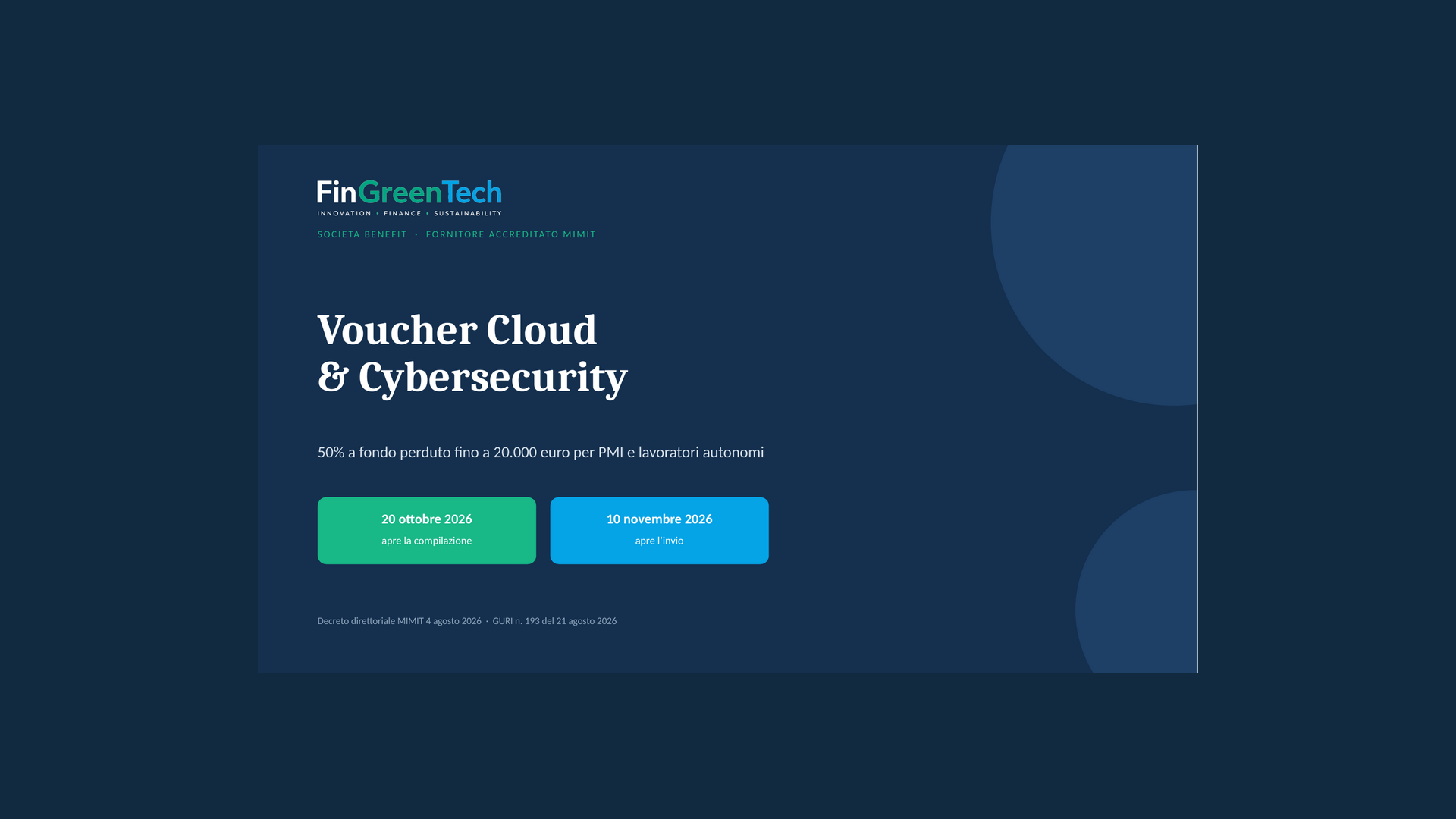 Voucher Cloud e Cybersecurity MIMIT: le scadenze e come farsi trovare pronti