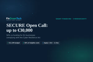 SECURE Open Call: up to €30,000 for companies complying with the Cyber Resilience Act